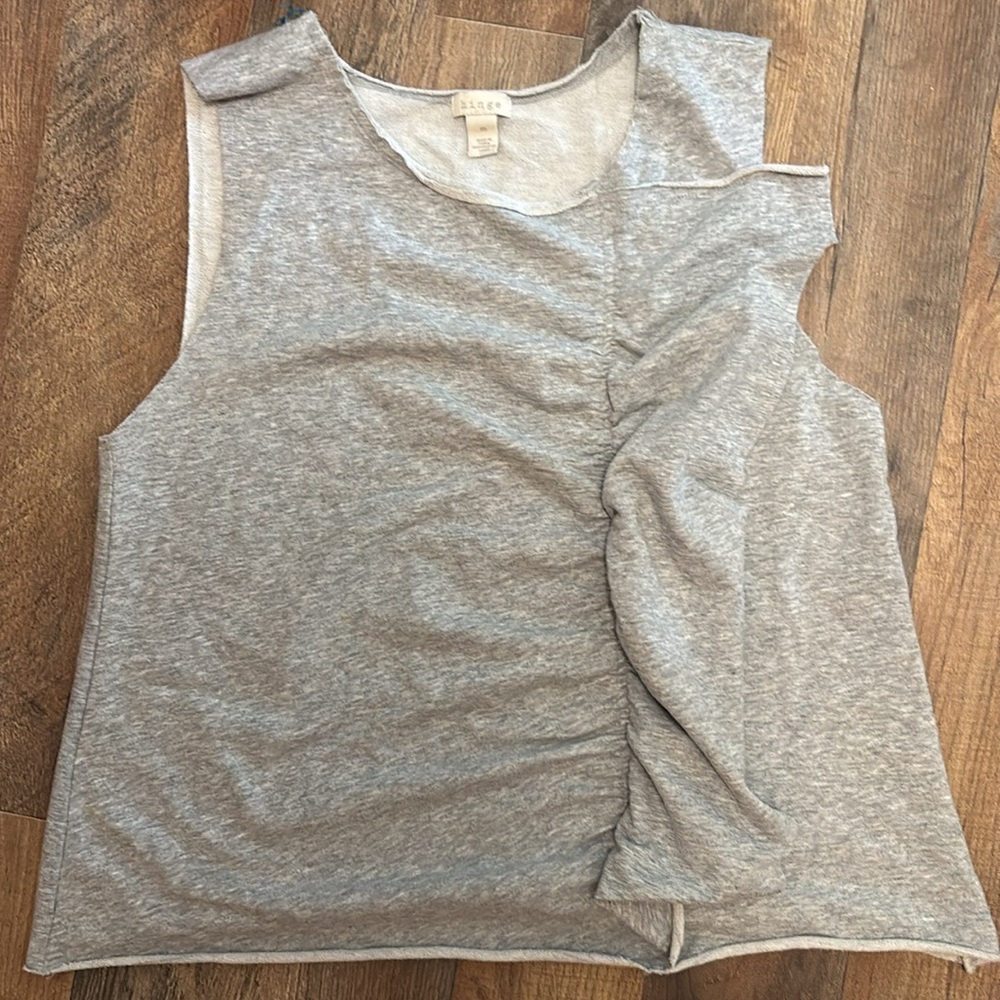 Hinge Ruffled Muscle Tee - Picture 3 of 4